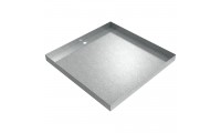 Drain Pan - 24" x 24" x 2" - Galvanized Steel