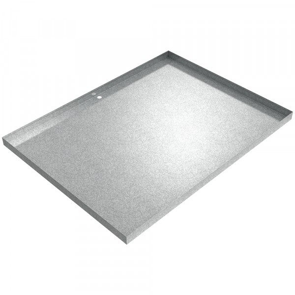 Drain Pan - 48" x 36" x 2" - Galvanized Steel 