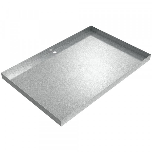 Drain Pan - 36" x 24" x 2" - Galvanized Steel