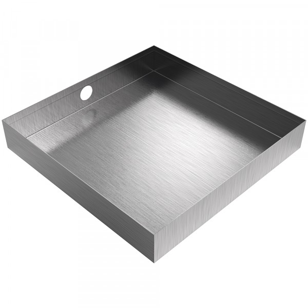 Drain Pan - 12" x 12" x 2" - Stainless Steel