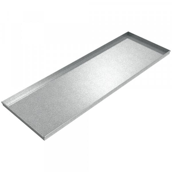 Assembly Drip Pan - 72" x 24" x 2" - Galvanized Steel