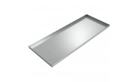 Assembly Drip Pan - 60" x 24" x 2" - Galvanized Steel