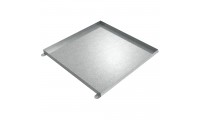 Floor Mount Drip Pan - 36" x 36" x 2" - Galvanized Steel