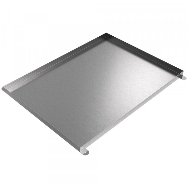 Floor Mount Drip Pan - 48" x 36" x 2" - Stainless Steel