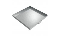 Handled Drip Pan - 24" x 24" x 2" - Galvanized Steel