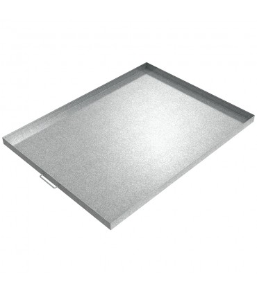 Handled Drip Pan - 48" x 36" x 2" - Galvanized Steel 
