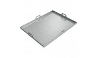 Handled Drip Pan - 48" x 36" x 2" - Galvanized Steel 