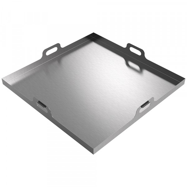 Handled Drip Pan - 36" x 36" x 2" - Stainless Steel 