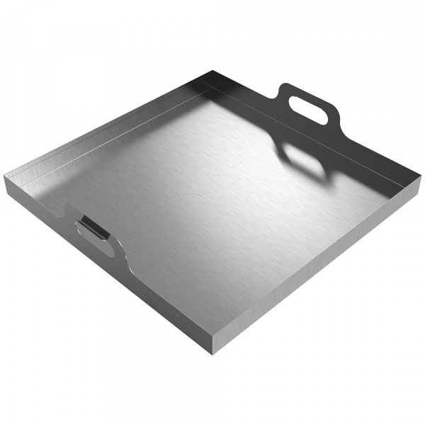 Handled Drip Pan - 24" x 24" x 2" - Stainless Steel 