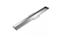 Handled Catheter Drip Pan - 34" x 4" x 1" - Stainless Steel