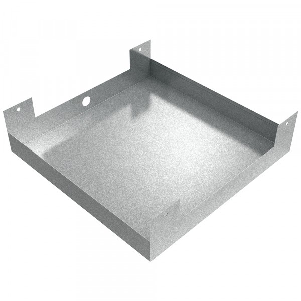 Hanging Drain Pan - 24" x 24" x 3" - Galvanized Steel