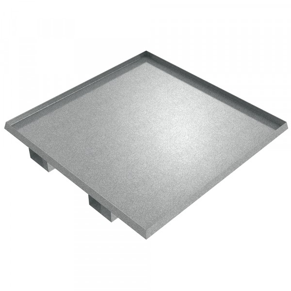 Drum Spill Pallet - 48" x 48" x 2" - Galvanized Steel