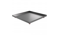 Rolling Drip Pan - 36" x 36" x 2" - Stainless Steel