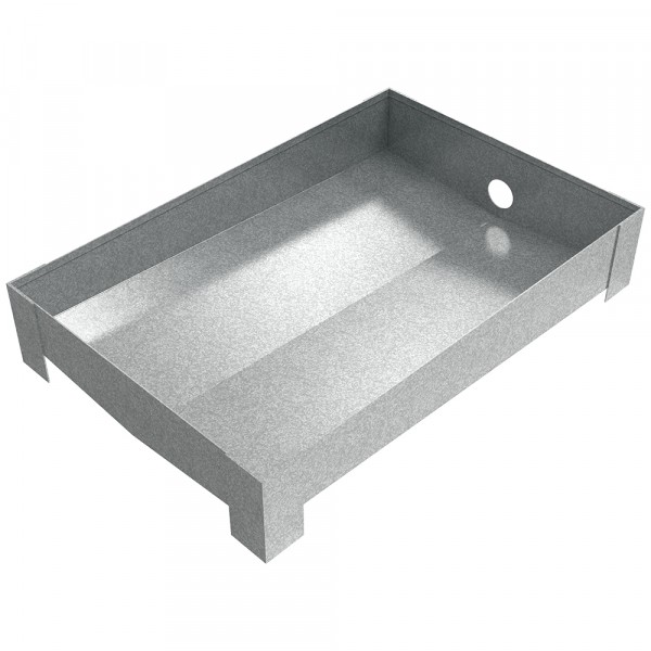 Sloped Bottom Drain Pan