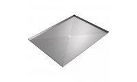 Sloped Bottom Drain Pan - 72" x 54" x 1.5" - Stainless Steel