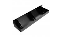 Wall Mount Drip Pan - 24" x 6" x 2" - Steel