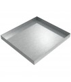 Bargain Compact Washer Floor Tray - 27" x 25" x 2" - Galvanized Steel