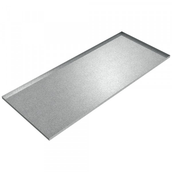 HVAC Drip Pan - 72" x 30" x 1.25" - Galvanized Steel