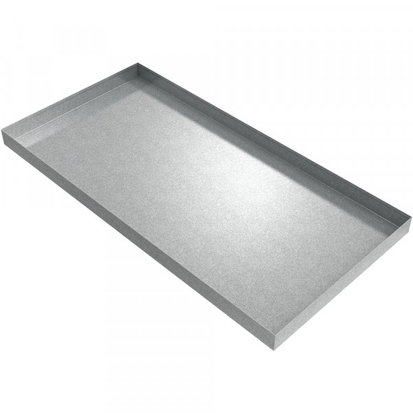 Drip Pan - 48" x 24" x 2.5" - Galvanized Steel