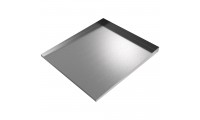 Front-Load Washer Drip Tray - 36" x 32" - Stainless Steel