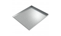 Front-Load Washer Drip Tray - 36" x 32" - Galvanized Steel