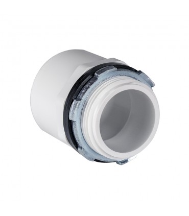 Drain Pan Fitting  1-1/4" NPT - PVC