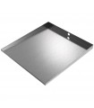 Bargain Front-Load Washer Floor Tray with Drain - 32" x 30" - Stainless Steel