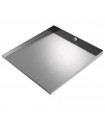 Front-Load Washer Floor Tray with Drain - 32" x 30" - Stainless Steel