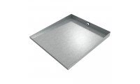 Compact Front-Load Drain Pan - 27" x 25" - Galvanized