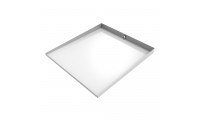 Killarney Metals 27 in. x 25 in. Galvanized Compact Front-Load Drain Pan with Anti Vibration Pad KM-05471