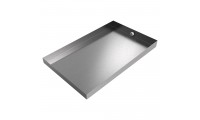 Ice Maker Drain Pan - 24" x 15" x 2" - Stainless Steel