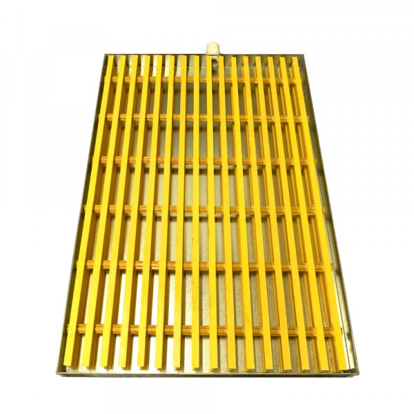 Boot Wash Station 24.25" L x 36.25" W x 2" H-18 Ga Galvanized Steel