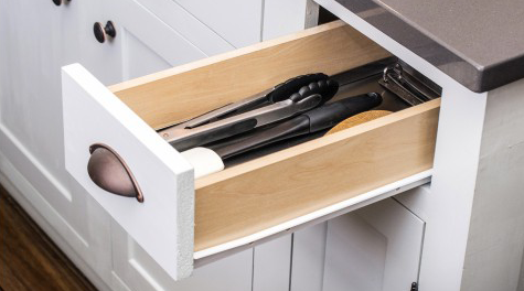 Stainless Steel Kitchen and Bath Drawer Interiors