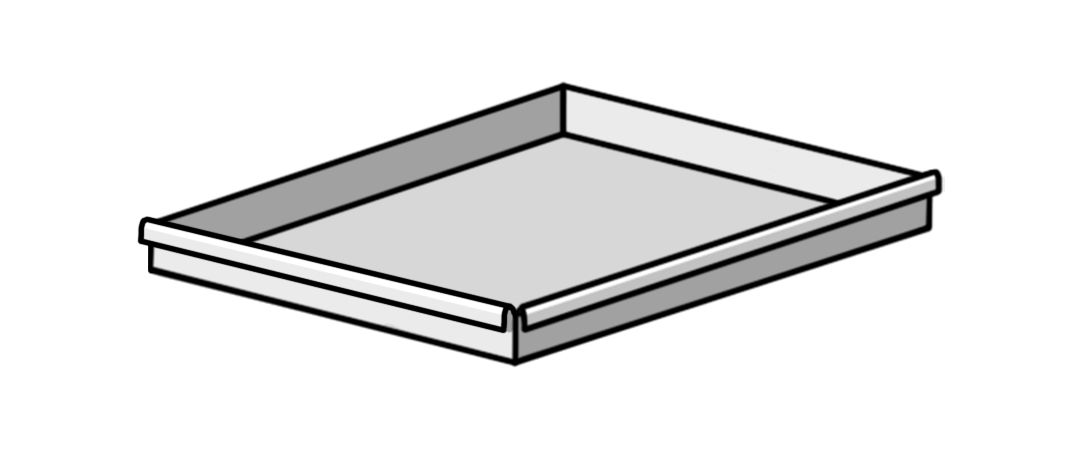 Assembly Pan Rolled Edge