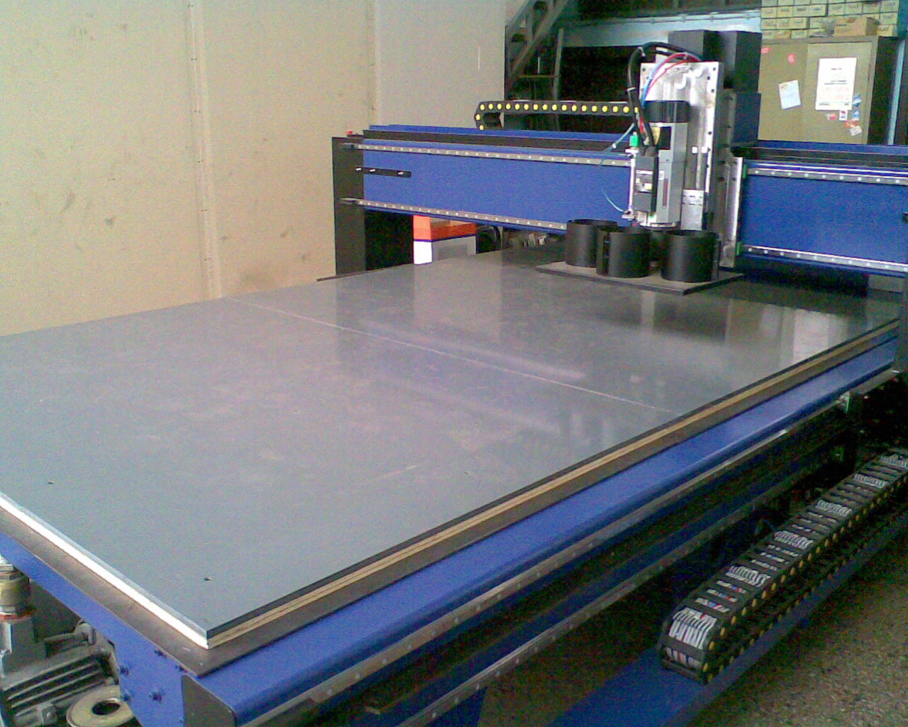CNC Router Photo A CNC router is in an application.