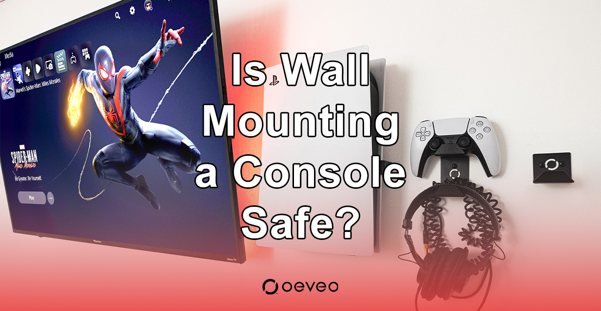 Is it safe to wall-mount a gaming console?