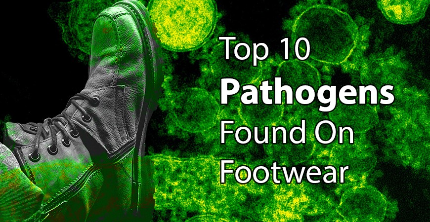 Top 10 Pathogens Found on Footwear