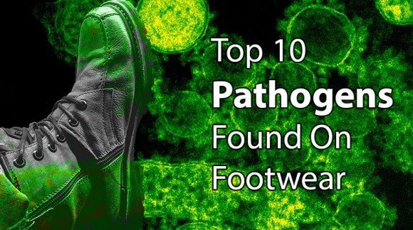 Top 10 Pathogens Found on Footwear